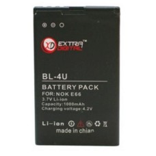 Акумуляторна батарея Extradigital Nokia BL-4U (1000 mAh) (BMN6271)