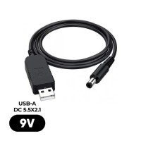 Кабель живлення USB to DC 5.5x2.1 9V 0.8m Armorstandart (ARM65662)