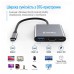 Концентратор ColorWay USB-C 3-in-1 USB 3.0 + HDMI 4K + USB-C PD100W (CW-HUB08)