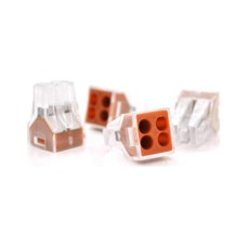 З'єднувач кабелю 4-pin аналог WAGO K773-104, 50штпак Voltronic (K773-104/50)