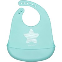 Слинявчик Canpol babies Pastel силіконовий з кишенькою блакитний (74/024_blu)