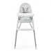 Стілець для годування Kinderkraft Dinnly Grey (5902533926558)