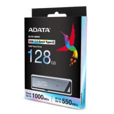 USB флеш накопичувач ADATA 128GB Elite UE800 Silver USB3.1 Type-C (AELI-UE800-128G-CSG)