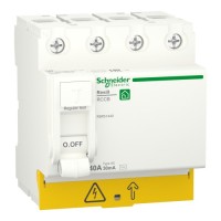 Диференціальний автоматичний вимикач Schneider Electric RESI9 4P 40A 30mA (R9R51440)