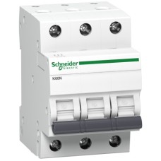 Автоматичний вимикач Schneider Electric Acti9 K60N, 3P, 6A, B, 6кA (A9K01306)