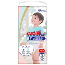 Підгузки GOO.N Plus Трусики для дітей 12-20 кг розмір XL 38 шт (21000633)