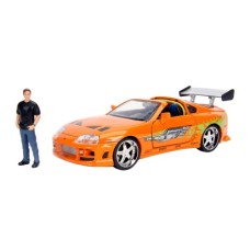 Машина Jada металева Форсаж Toyota Supra (1995) + фігурка Браяна 1:24 (253205001)