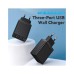 Зарядний пристрій Vention 3xUSB A 12W Black (FEAB0-EU)