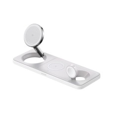 Зарядний пристрій Anker MagGo Wireless Charging Station 15W 3-in-1 Pad White (B25M1321)