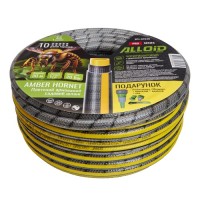 Шланг для поливу Alloid Pro армований, 4-шаровий, Amber Hornett, 1/2", 30м (WH-67648)