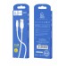 Дата кабель USB 2.0 AM to USB-C 1.0m 2.4A silicone white Denmen (DM-D06T-WH)