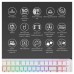 Клавіатура Ducky One 3 TKL Cherry MX Red RGB UA USB White (DKON2187ST-RUAPXPWWWSC1)