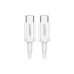 Дата кабель USB-C to USB-C 2.0m 18W US264 White Ugreen (60520)