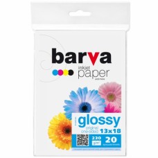 Папір Barva 13x18, 230g/m2, Original Glossy, 20л (IP-C230-344)