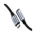 Дата кабель Ugreen USB-C M/F 1.0m 5A 10Gbps USB 3.1 black (30205)