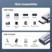 Дата кабель Ugreen USB-C M/F 1.0m 5A 10Gbps USB 3.1 black (30205)