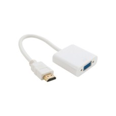 Перехідник micro HDMI M to VGA F 0.3m 4K/2K White Voltronic (YT-C-mcHDMI(M)/VGA(F)-W)