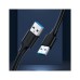 Дата кабель USB 2.0 AM/AM 1.0m black Ugreen (10309)
