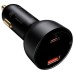 Зарядний пристрій Baseus Superme Digital Display PPS Dual Quick Charger Car Charger black (TZCCZX-01)