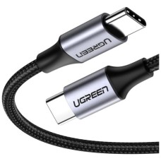 Дата кабель USB-C to USB-C 0.5m 3A 60W US261 black/gray Ugreen (50149)