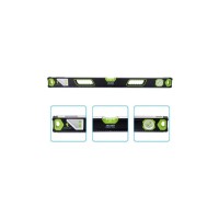 Рівень Alloid Pro, 80см, 3 капсули, з магнітом, бокове вікно (LD-007080)