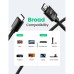 Кабель мультимедійний HDMI M to HDMI M 10.0m 4K30Hz braided HD119 black Ugreen (40104)