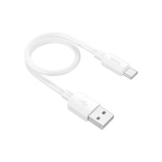 Дата кабель USB 2.0 AM to USB-C 0.25m Hyper 27W X96 white HOCO (6942007609418)