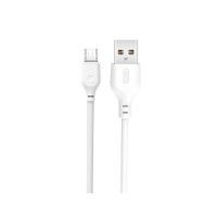 Дата кабель USB 2.0 AM to Micro 5P 2.0m 2.1A white XO (NB103-M2-WH)