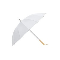 Парасоля Krago тростина, 16 спиць з дерев''яною ручкою сіра (umb-7-003)