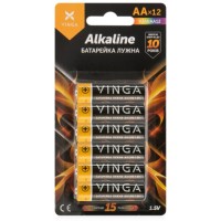 Батарейка AA LR6 Alkaline 12pcs Blister Vinga (VJABAA12)