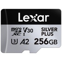 Карта пам'яті Lexar 256GB microSDXC class 10 UHS-I U3 V30 A2 Professional Silver (LMSSIPL256G-BNANG)