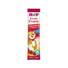 Батончик дитячий HiPP фруктово-злаковий йогурт, вишня, банан 23 г (1999032)