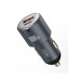 Зарядний пристрій XO CC47 1 USB 65W + 1 Type-C PD 35W (100W) Black (XO-CC47-BK)