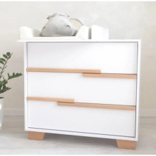 Комод-пеленатор Angelo Loft (біло-буковий) 90х51х90 (20008)