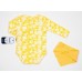 Набір дитячого одягу Miniworld з квіточками (16350-68G-yellow)