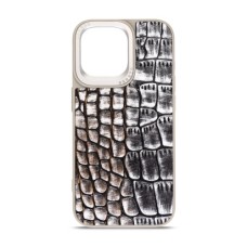 Чохол до мобільного телефона Harder Glamorous Croco Apple iPhone 15 Pro Max Grey Gold (ARM76766)