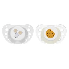 Пустушка Chicco Physioforma Air силіконова від 16 до 36 місяців Нейтральна 2 шт (75035.44)