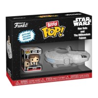 Фігурка Funko Pop набір Bitty Pop! Ride - Хан Соло й Тисячолітній сокіл (83623)