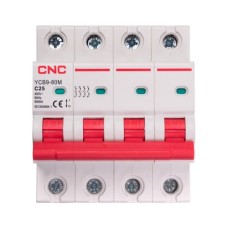 Автоматичний вимикач CNC YCB9-80M 4P C25 6ka (NV821617)