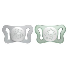 Пустушка Chicco Physioforma Micro силіконова від 0 до 2 місяців Нейтральна 2 шт (75126.41)