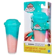 Набір для творчості Hasbro Play-Doh 1 Баночка слайма CRYSTAL CRUNCH LIGHT PINK TEAL (F5982)