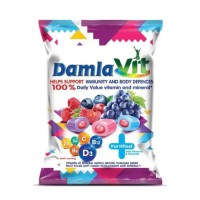 Цукерка Tayas Damla Vit з фруктовим наповнювачем, вітамінами та мінералами 90 г (1780212)