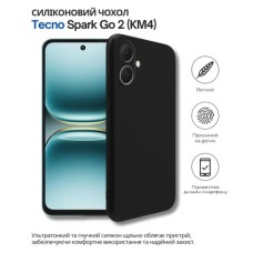 Чохол до мобільного телефона BeCover Silicone Tecno Spark Go 2 (KM4) Black (714681)