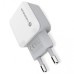 Зарядний пристрій MakeFuture 2 USB (2.4 A) White (MCW-21WH)