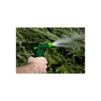 Пістолет для поливу Verto пістолетний, 1/2"-3/4", регулювання напору / розпилу води, тримач двокомпонентний (15G716)