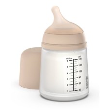 Пляшечка для годування Suavinex Zero. Zero Beige 180 мл, повільний потік (308413)