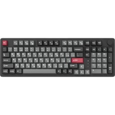 Клавіатура GamePro Asgard Drakkar Keychron Super Red Switch Wireless/Bluetooth/USB UA Black (MK305BK)