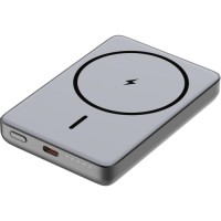 Батарея універсальна Atria 10000mAh, PD/20W, 15W Wireless MagSafe, Black (WPD-W72B)