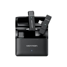 Мікрофон Vention USB-C 2-Pack Wireless Lavalier with Charging Case (NCAB0)