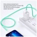 Дата кабель USB-C to Lightning 1.0m 27W green ColorWay (CW-CBPDCL061-G)